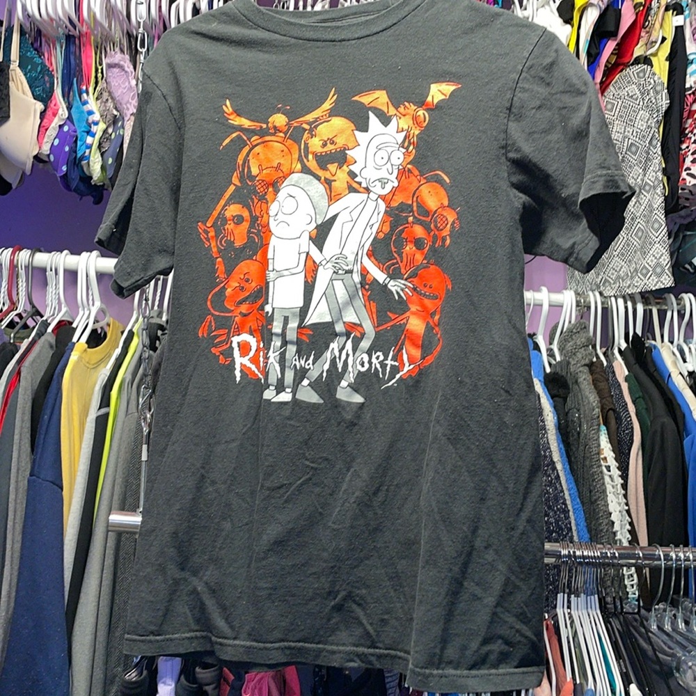 Rick and Morty Adult Swim size medium black tshirt